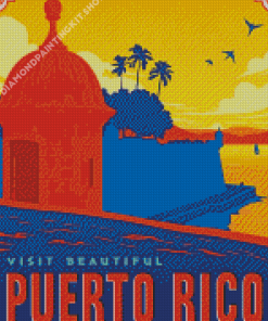 Puerto Rico Poster Diamond Painting