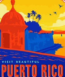 Puerto Rico Poster Diamond Painting