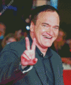 Quentin Tarantino Smiling Diamond Painting