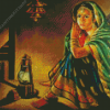 Rajasthani Girl Bride Diamond Painting