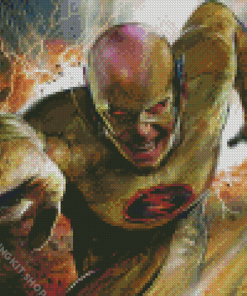 Reverse Flash Animation Diamond Painting