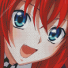 Rias Gremory Anime Character Diamond Painting