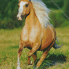 Running Yellow Horse Diamond Painting