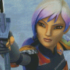 Sabine Wren Character Diamond Painting