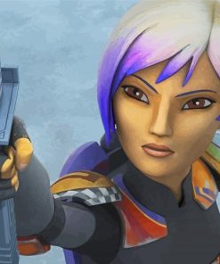 Sabine Wren Character Diamond Painting