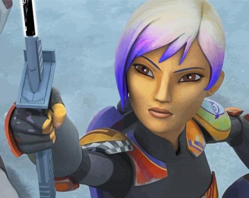 Sabine Wren Character Diamond Painting