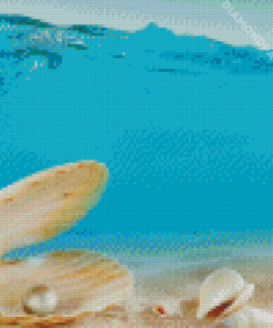 Sand And Seashells Underwater Diamond Painting