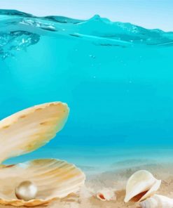 Sand And Seashells Underwater Diamond Painting