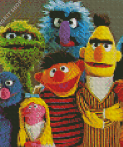 Sesame Street Characters Diamond Painting