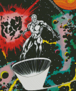 Silver Surfer Diamond Painting