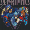 SilverHawks Poster Diamond Painting