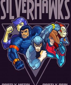 SilverHawks Poster Diamond Painting