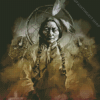 Sitting Bull Native American Chief Diamond Painting