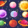 Space Planets Diamond Painting