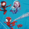 Spidey And Friends Animations Diamond Painting