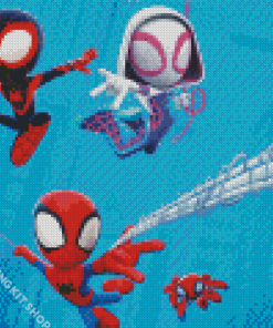 Spidey And Friends Animations Diamond Painting