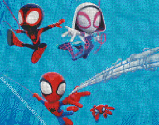 Spidey And Friends Animations Diamond Painting