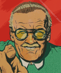 Stan Lee Pop Art Diamond Painting