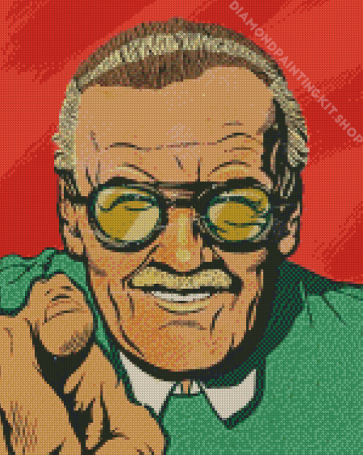 Stan Lee Pop Art Diamond Painting