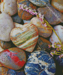 Stone Heart Diamond Painting