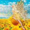 Sunflower Angel Diamond Painting