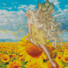 Sunflower Angel Diamond Painting