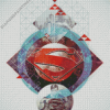 Superman Symbol Diamond Painting