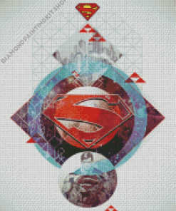 Superman Symbol Diamond Painting