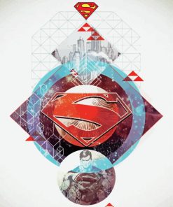 Superman Symbol Diamond Painting