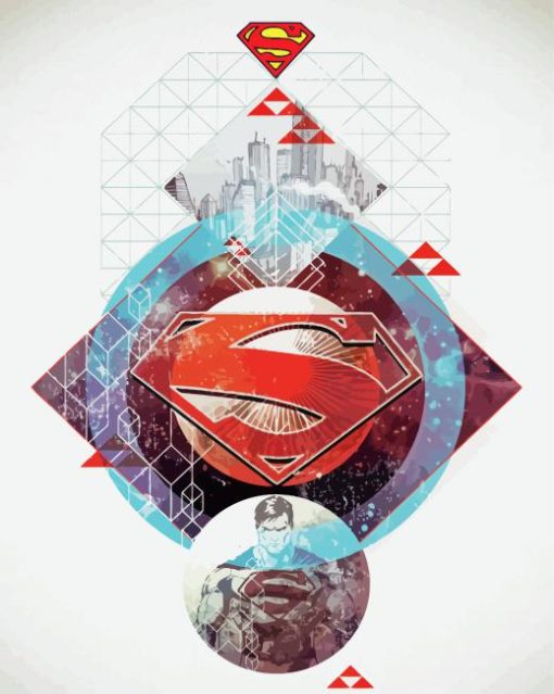 Superman Symbol Diamond Painting