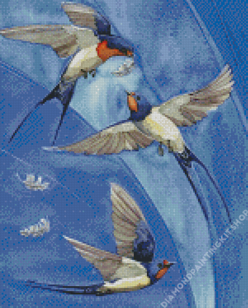 Swallow Birds Diamond Painting