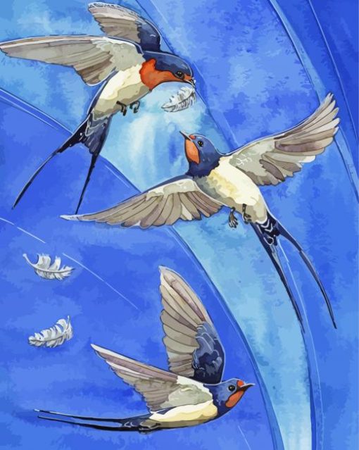 Swallow Birds Diamond Painting