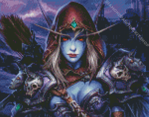 Sylvanas Windrunner Character Diamond Painting