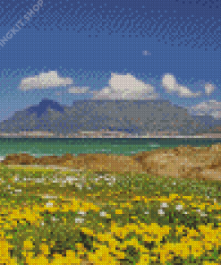 Table Mountain National Park Landscape Diamond Painting