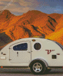 Teardrop Camper Diamond Painting