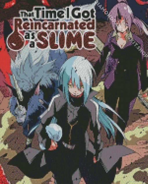 That Time I Got Reincarnated As A Slime Anime Poster Diamond Painting