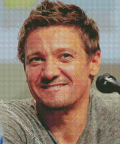 The Actor Jeremy Renner Diamond Painting