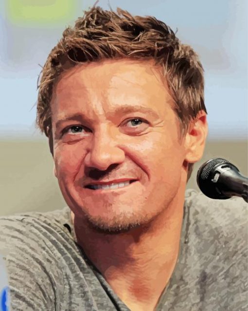 The Actor Jeremy Renner Diamond Painting