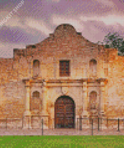 The Alamo San Antonio City Diamond Painting