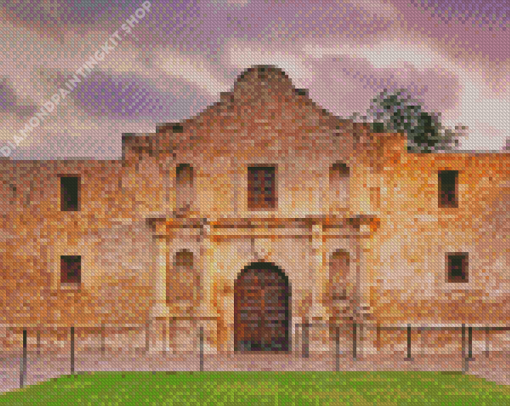 The Alamo San Antonio City Diamond Painting