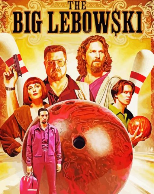 The Big Lebowski Movie Poster Diamond Painting