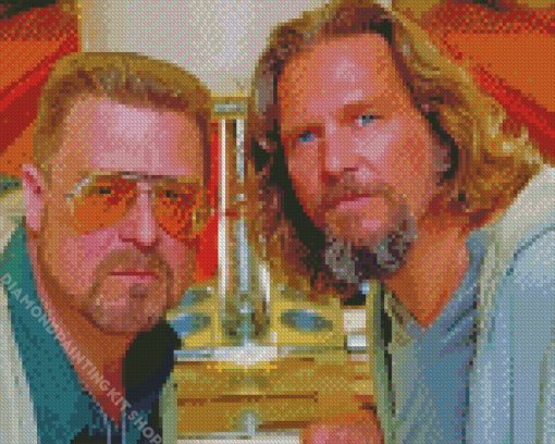 The Big Lebowski Movie Characters Diamond Painting