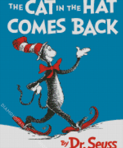 The Cat In The Hat Comes Back Poster Diamond Painting