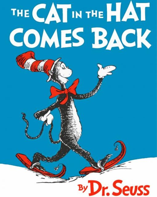 The Cat In The Hat Comes Back Poster Diamond Painting