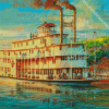 The Steamboat Diamond Painting