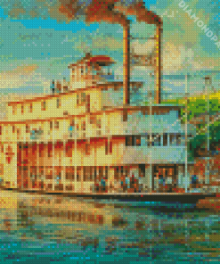 The Steamboat Diamond Painting