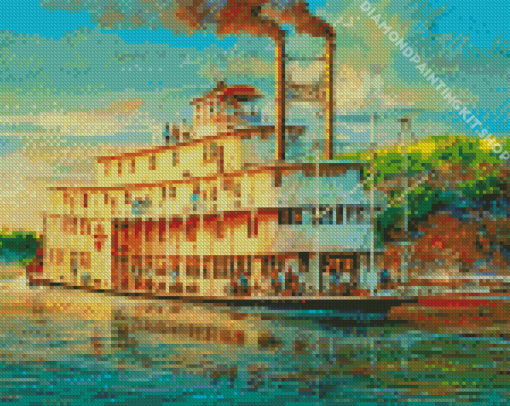 The Steamboat Diamond Painting