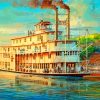 The Steamboat Diamond Painting