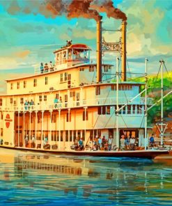 The Steamboat Diamond Painting