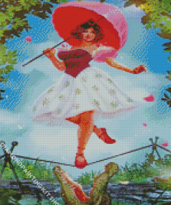 The Tightrope Walker Sally Slater Diamond Painting